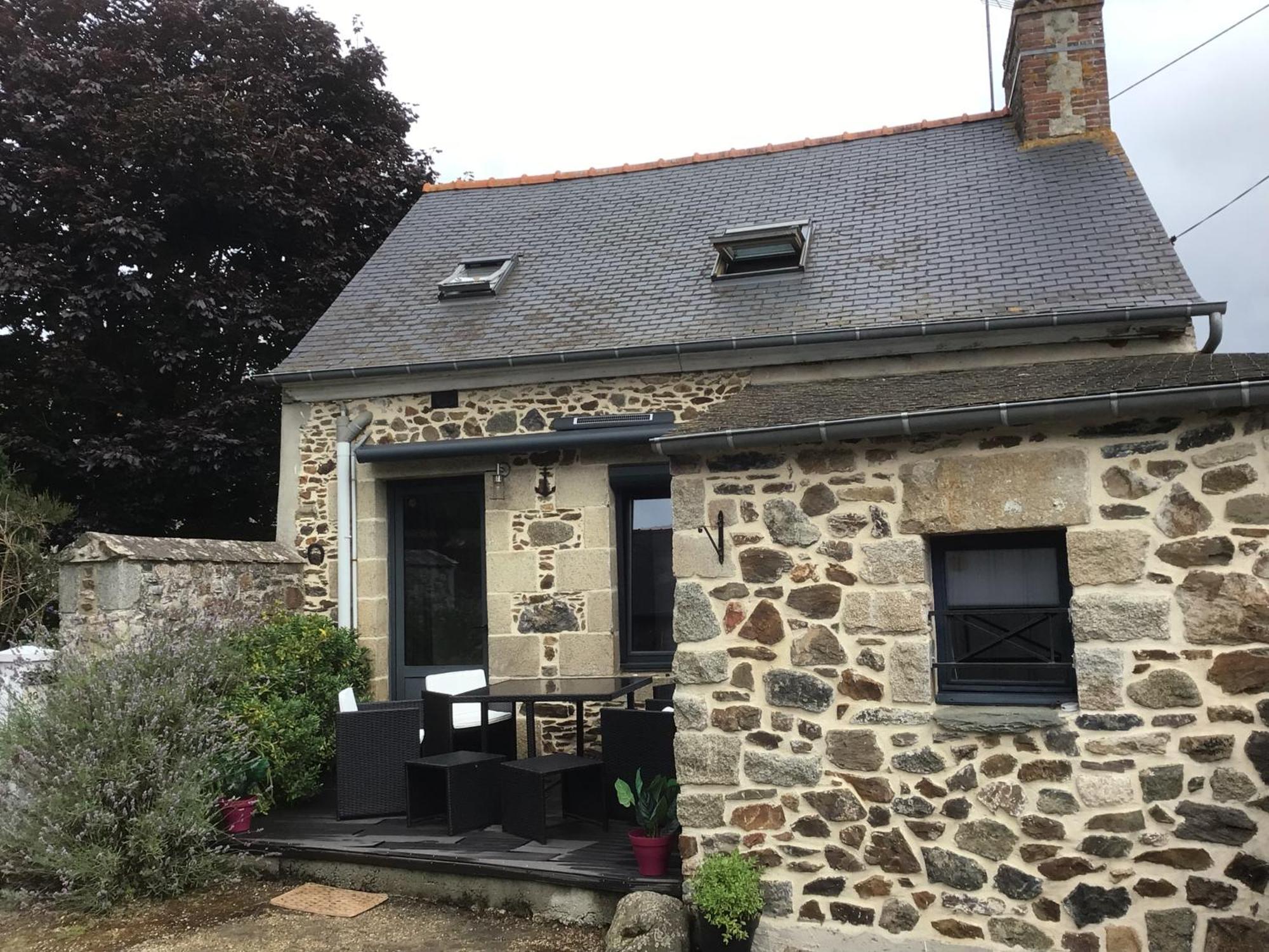 Maison En Pierre A La Campagne Proche De La Mer Plourhan Kültér fotó